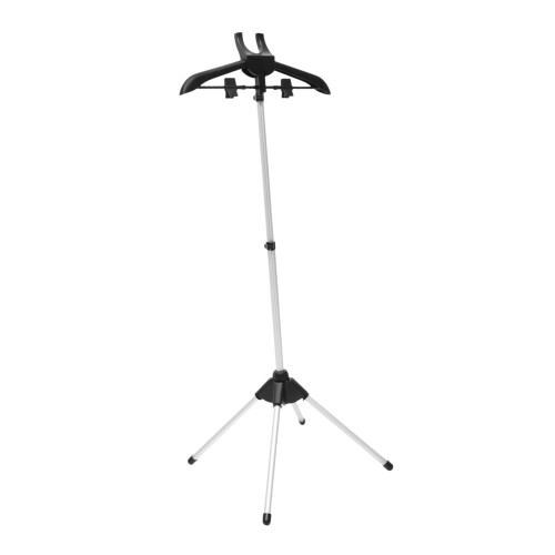 Garment Steamer Stand with Adjustable Height Foldable Clothes Rack for Compact Storage