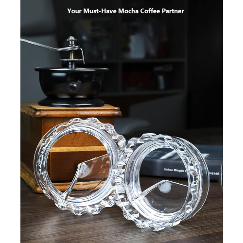 Moka Pot Dosing Ring and Coffee Distributor 2in1 for 46 Cup Mess Precise Brewing 2