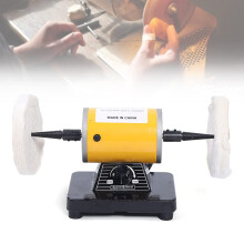 Jewelry Polishing Machine with Variable Speed Control, Electric Bench Grinder Polisher Dual Wheel