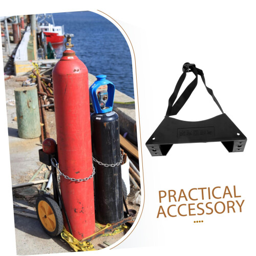 Propane Tank Holder Wall Mount Bracket for Gas Cylinder Secure SpaceSaving Easy Installation 2