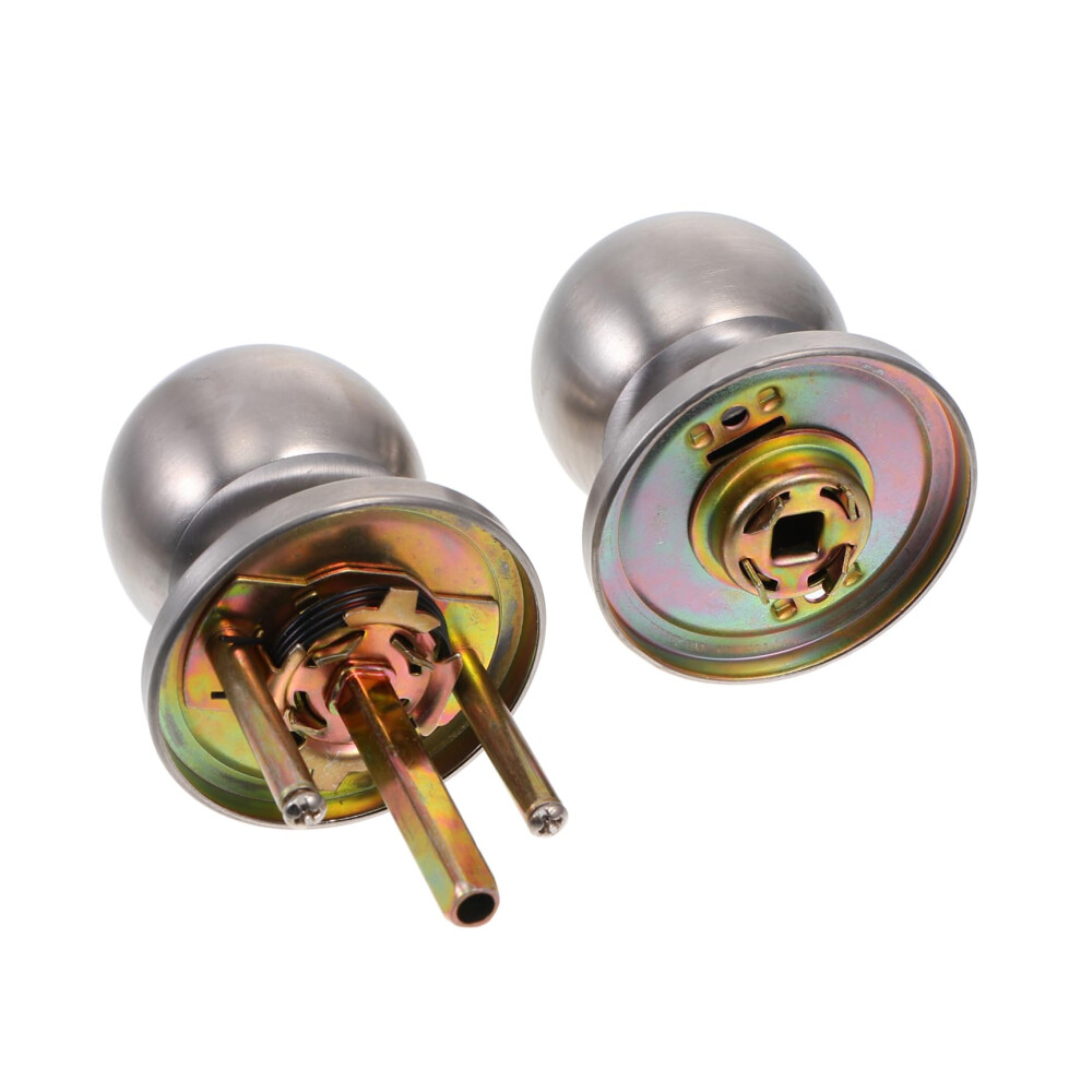 Stainless Steel Spherical Entry Door Lock Easy Install For Bedroom And Bathroom Polished Grip 9113335060036