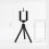 Retractable Mini Mobile Phone Bracket 2 Section Tripod Desktop Photography Triangle Bracket Small Digital Slr Camera Bracket(Black) 4