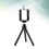 Retractable Mini Mobile Phone Bracket 2 Section Tripod Desktop Photography Triangle Bracket Small Digital Slr Camera Bracket(Black) 5