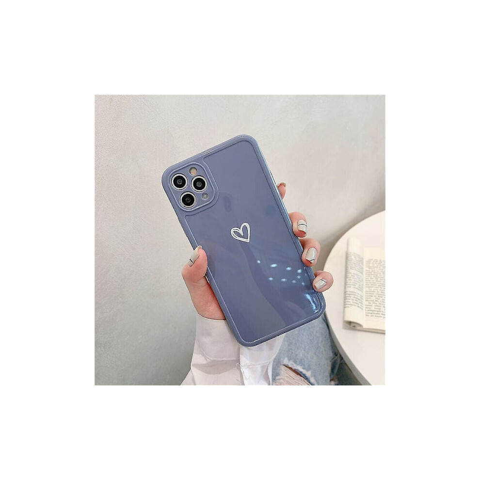Compatible With Iphone 13 Pro Case With Heart Purple 9110895264638