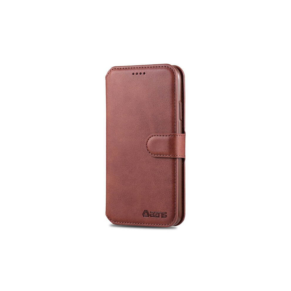 Practical Yazunshi Wallet Case - Compatible With Iphone 13 Mini Brown 9110895264676