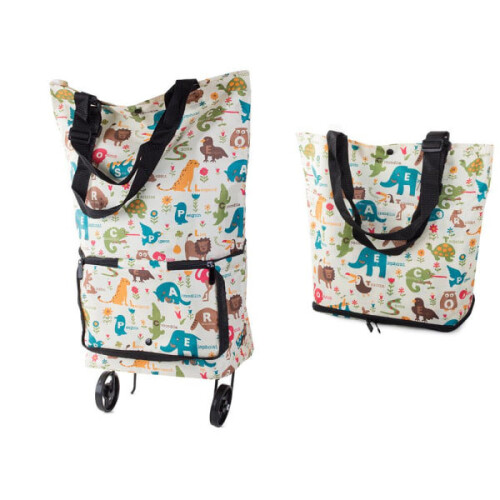 TG Dramaten / Shopping Bag with Wheels - Foldable - Unsorted Colors 2