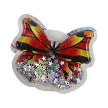 Welling Mobile Phone Finger Holder Anti-fall Foldable Portable Butterfly Quicksand Phone Expanding Stand Grip Tok for Watching TV