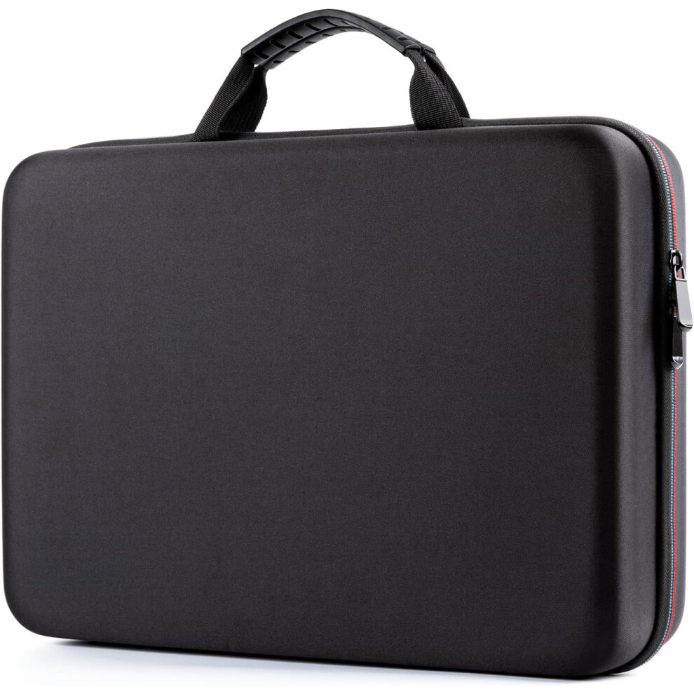 Carrying Travel Case For 14.1-17.5 Inch Portable Dvd Player, Eva Hard Shell Travel Laptop Sleeve Bag, Black 9071309760231