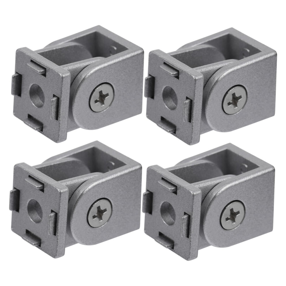 4Pcs Aluminum Extrusion Pivot Connector Zinc Alloy Hinge Bracket For 2020 Profile 180 Rotation 9113335060104
