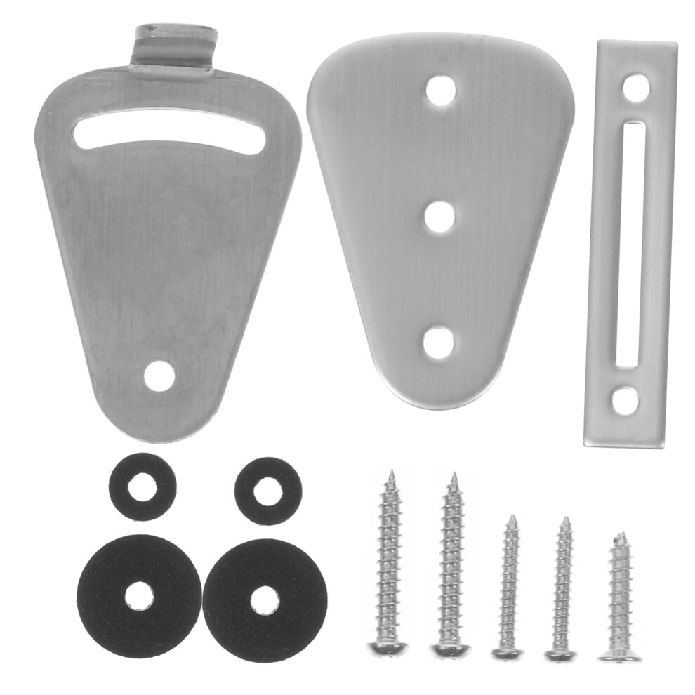 Stainless Steel Barn Door Lock Heavy Duty Doublesided Latch For Sliding Gate And Outdoor Fence 9164114672063