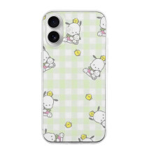 Pochacco TPU-skal för iPhone16 – Ultratunt, stötsäkert, gulfärgningsfritt, reptåligt, kompatibelt med trådlös laddning, förbättrat grepp,