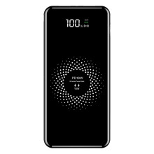 Qi trådlös powerbank 900000mAh backup bärbar laddare extern batteribackup