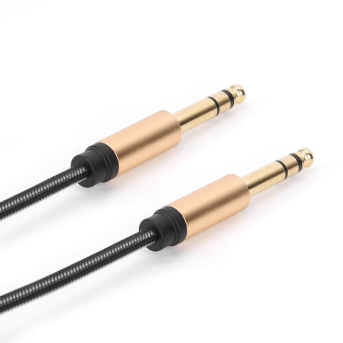 jixopn1.8m6.5mm έως6.5mm6.35mm Καλώδιο Aux Ανθεκτικό Φορητό Ελαφρύ Μήκος 1.8m για Στερεοφωνικό 1
