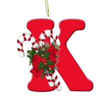 MAOWAPLG26Letters Kerstboomdecoratiehanger, geschikt voor kerstboomversiering, gepersonaliseerde doe-het-zelf-ornamenten