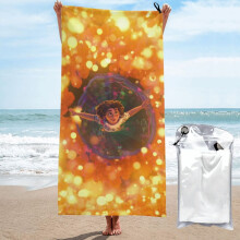 Schnelltrocknendes Mikrofaser-Strandtuch (80 x 160 cm) – sandabweisend, extra groß, für Erwachsene und Kinder, ideales Geschenk für Reisen,