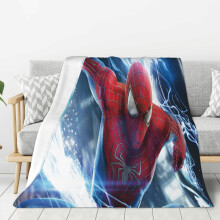 Couverture polaire Spider-Man ultra douce et confortable, idéale pour la literie enfant : 80 po x 60 po