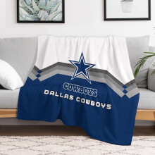 Couverture en flanelle personnalisée Dallas Football, idéale pour le lit ou le bureau, pour hommes et femmes fans, cadeau idéal (152 x 127 cm).