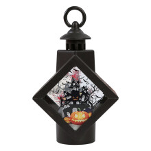 Lanterne LED citrouille d'Halloween, décoration intérieure et extérieure, cadeau d'Halloween en bois, compatible avec Tarmeek - Vente flash