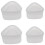 4 PCs Triangular Form Sushi Mold Onigiri Rice Ball Frame Food Mould Decorating Tools 1