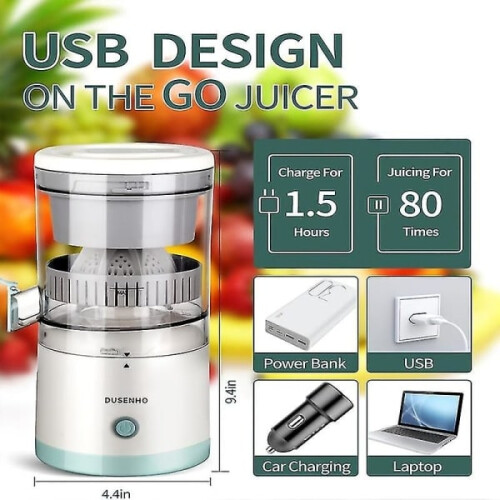 Electric USB Juicer, Rechargeable, Portable Home Juicer 2