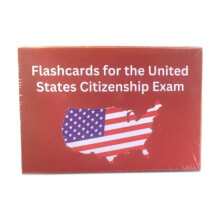 WINDLAND American Citizenship Exam Cards US Citizenship Test Study Guide with Answers