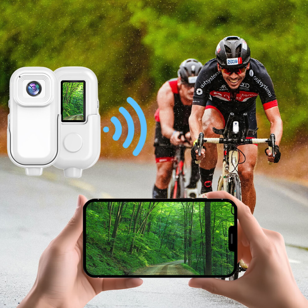 Jacenvly 1080P Hd Wide-Angle Sports Recorder, Pocket-Sized Thumb Camera With Mobile Phone Interconnection, Birthday Gift For Women 9083649046111