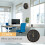 Modern silent quartz wall clock 30 cm, oversized numbers round wall 5