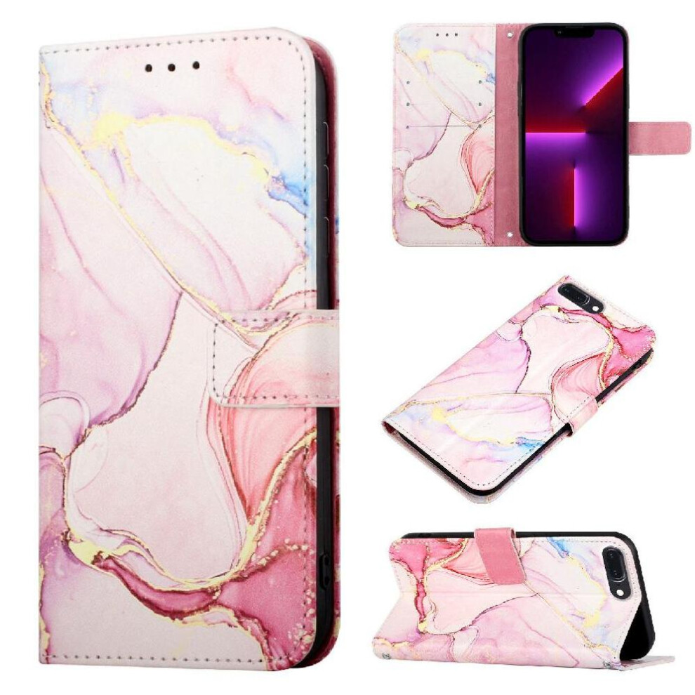 Case For Ipod Touch 7/6/5 Pu Leather Wallet Kickstand Marble Pattern 9083649046470