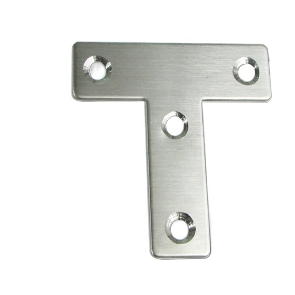 20Pcs 50X50x15mm Stainless Steel T Shape Corner Bracket, 1.5Mm Thick Right Angle Reinforcement 9113335060241