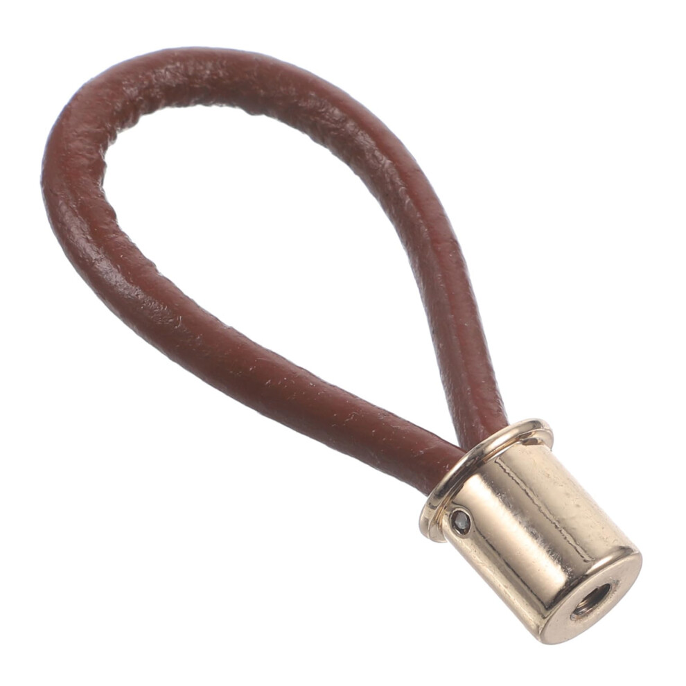 Leather Drawer Pulls Brown Leather Cabinet Handles Modern Minimalist Design For Wardrobe And Dresser 9113335060258