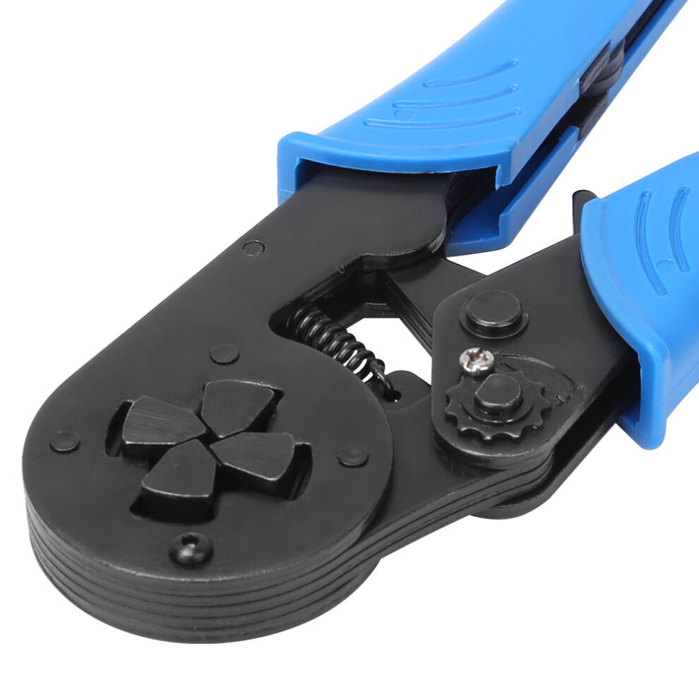 Hsc8 Tube Terminal Crimping Pliers With Ratchet And Adjustable Pressure 4621382719500
