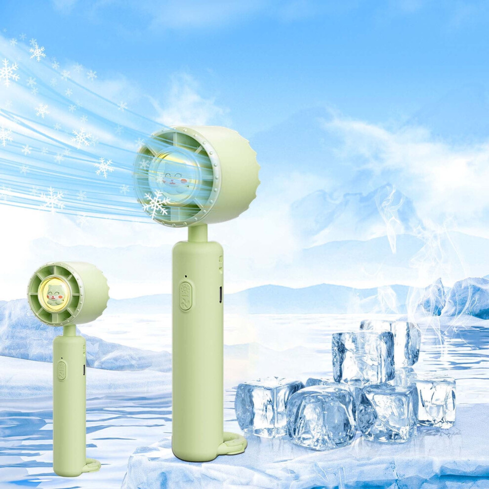 Quinlirra Summer Handheld Small Fan Turbo Portable Portable Mini Leafless Silent Small Charging Fan Gift Fathers Day Gifts 9083649048702