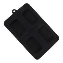 Toaster Cover Silicone Dustproof Protective Universal Kitchen Appliance Fit Black