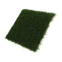 Artificial Grass Lawn Tiles with Lifelike Green Appearance, Interlocking Fake Grass Rug for Indoor Outdoor Use