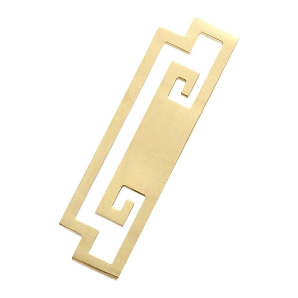 Solid Brass Cabinet Handles Vintage Drawer Pulls 9.8Cm Golden Finish For Wardrobe And Kitchen 9164114672353