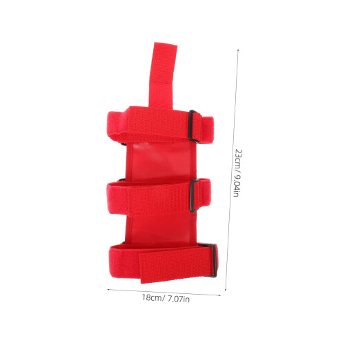 Car Fire Extinguisher Mount with Quick Strap Installation and Universal Vehicle Compatibility 1