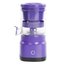 Electric Citrus Juicer USB Rechargeable Orange and Lemon Squeezer with OneTouch Extraction, Purple