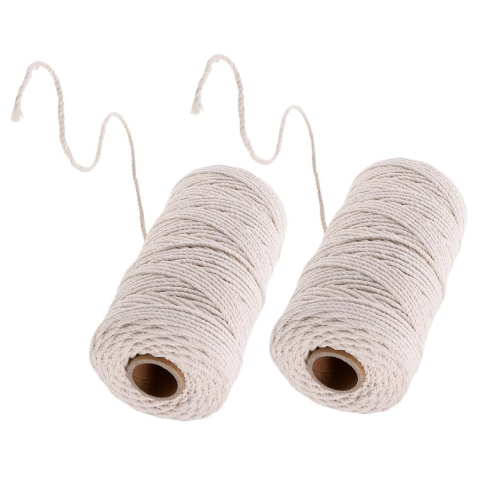 2 Rolls Cotton Butcher's Twine Temp Cooking Twine For Meat Trussing Sausage And Ham 9113335060760
