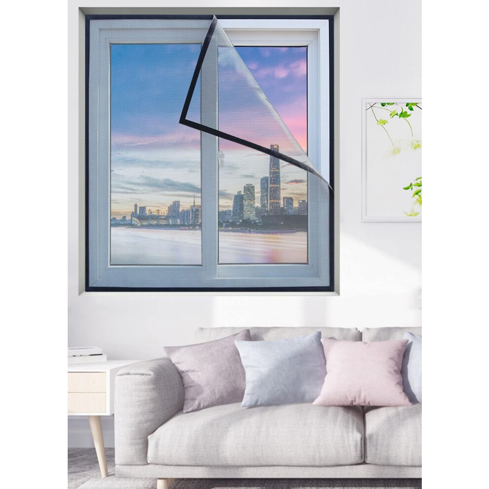 Cat Safety Window Screen With Pet Safety Protection, Insect Blocking Mesh, Easy Cuttofit Install 9053599442820