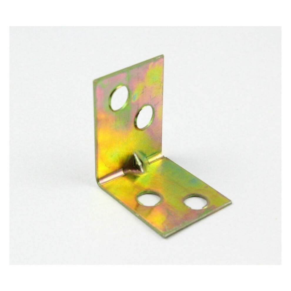 40Pcs Galvanized Right Angle Corner Braces 21X16mm Durable Rustresistant For Furniture 9113335060869