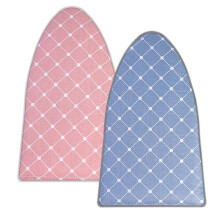 Heat Resistant Garment Steamer Glove and Handheld Ironing Board Pad for Clothes, Blue 6x9in