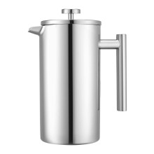 French Press Coffee Maker 51oz Stainless Steel Double Wall Insulated for Coffee and Tea