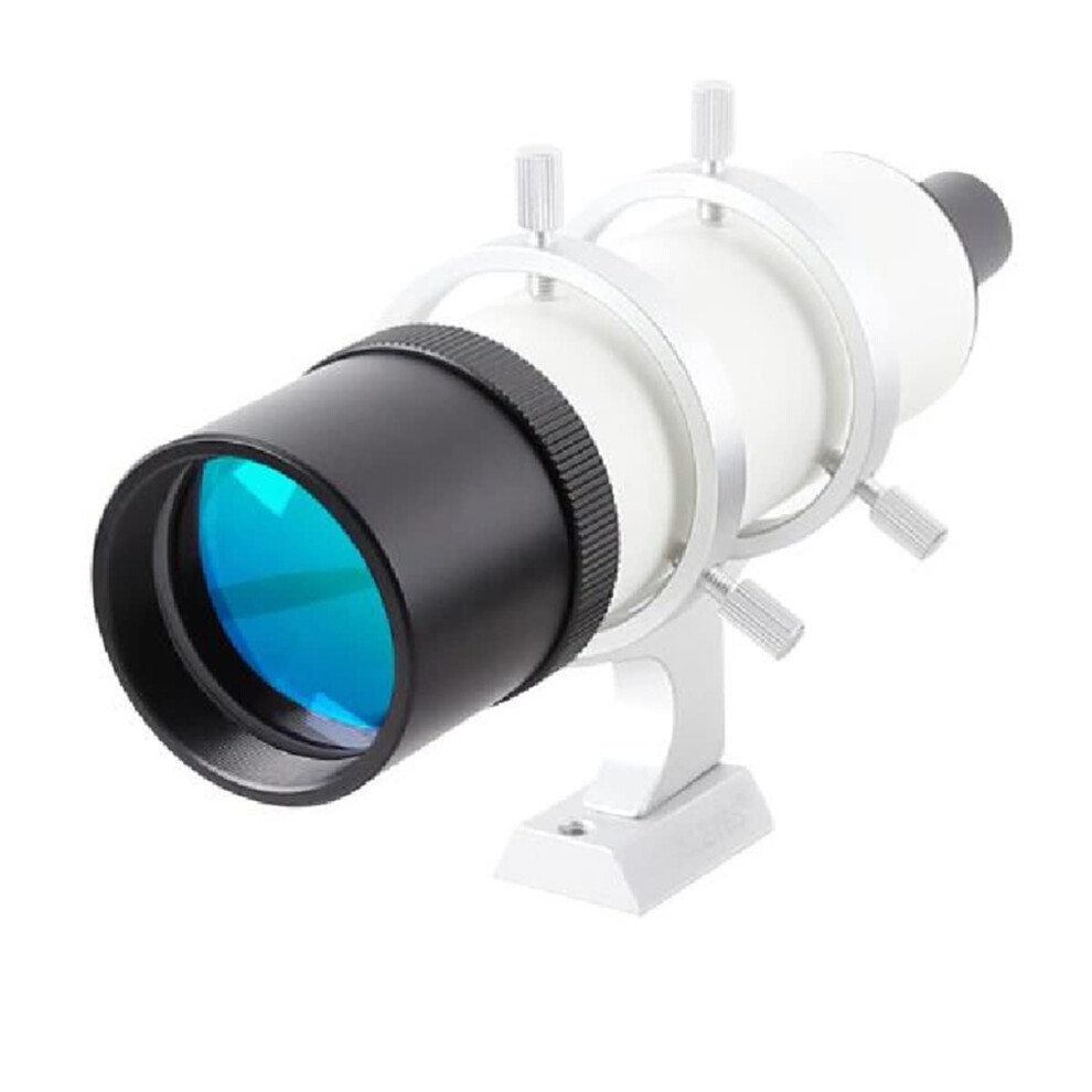 8X50 Telescope Finder Scope With Bracket, Bright Imaging Optical Finder Tube For Astronomy White 9164114677433