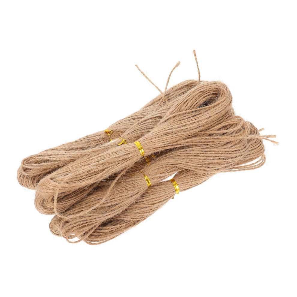 6Pcs Hemp Twine And Jute Rope Set For Crafts, Gift Wrapping And Diy Projects 9164114673671