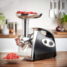 Electric Meat Grinder 800W Heavy Duty with Stainless Steel Blades and Sausage Stuffer Attachment