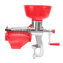 Manual Tomato Strainer and Food Mill with Aluminum Alloy Body for Sauce, Juice, Vegetables and Fruits