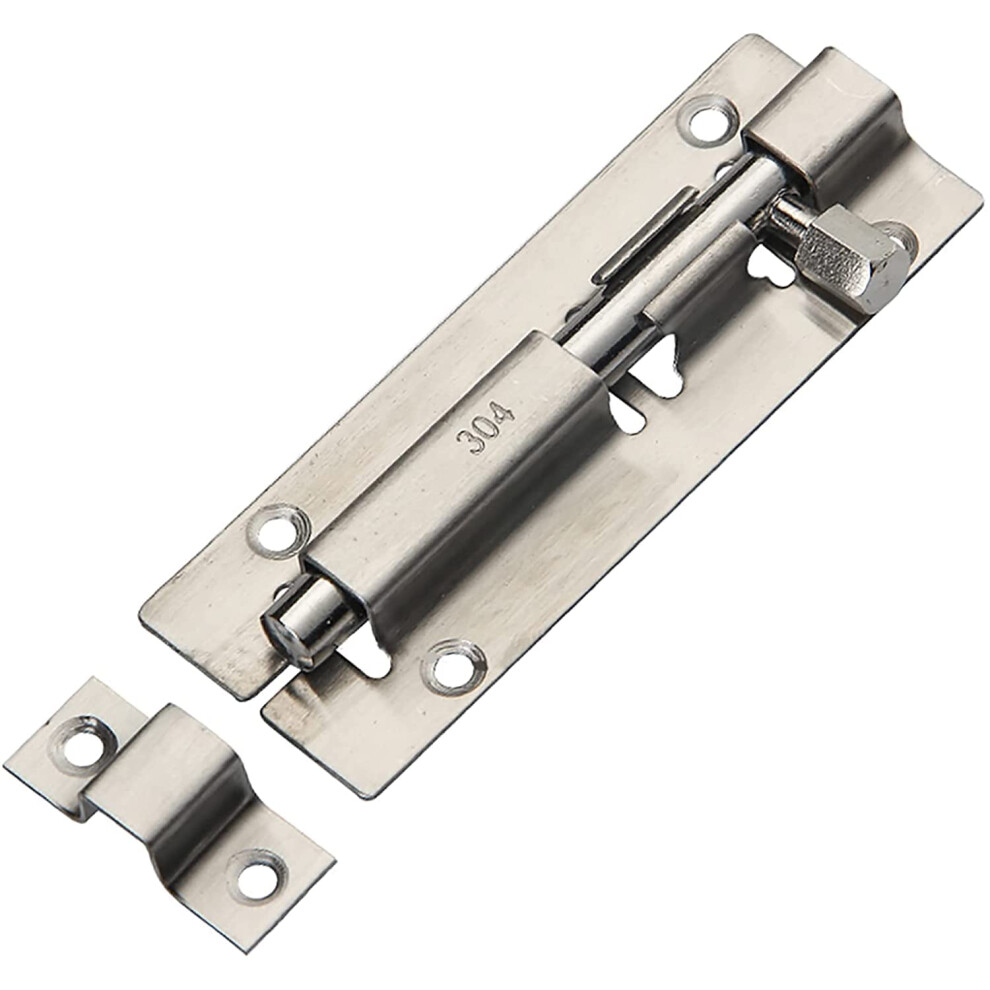 Stainless Steel Door Latch 4 Pack Barrel Bolt Lock With Smooth Sliding Action For Gates And Doors 9164114673954