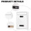 Wall Mounted Locking Mailbox with Secure Key Lock, Weatherproof Large Capacity Black Design 5