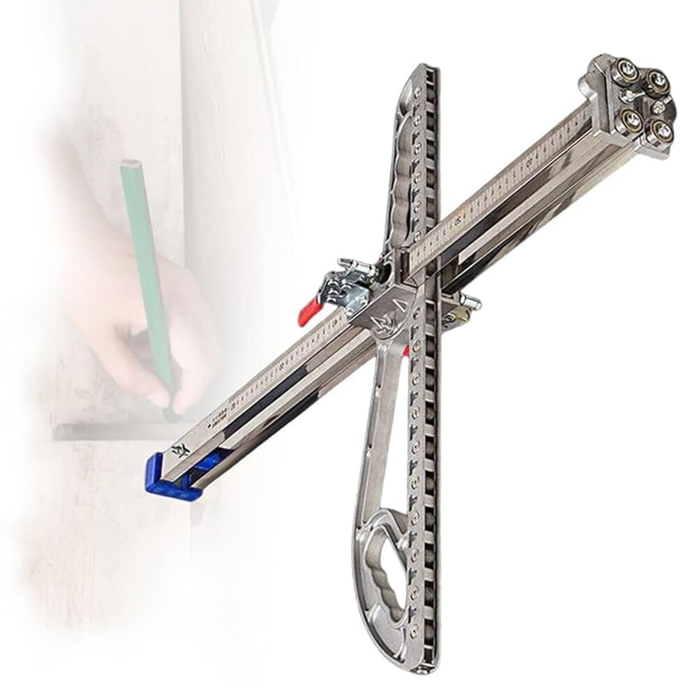 Gypsum Board Cutter With Scale, Dual Positioning Drywall Cutting Tool For Accurate Smooth Cuts 9164114678812