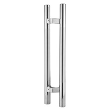 Modern Brushed Stainless Steel Door Pull Handle for Glass and Wooden Doors, 2 Colors, 9 Sizes